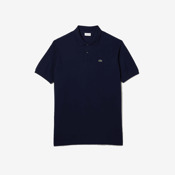 azul marino 166 VVL0A189 hombres Lacoste polo de algodón petit piqué - tallas grandes - alto
