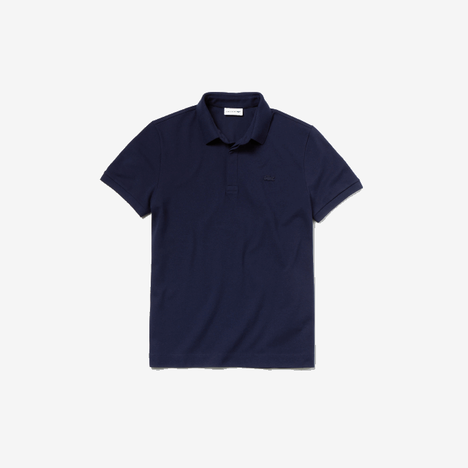 azul marino 166 VVL0A611 hombres Lacoste polo de piqué de algodón elástico smart paris