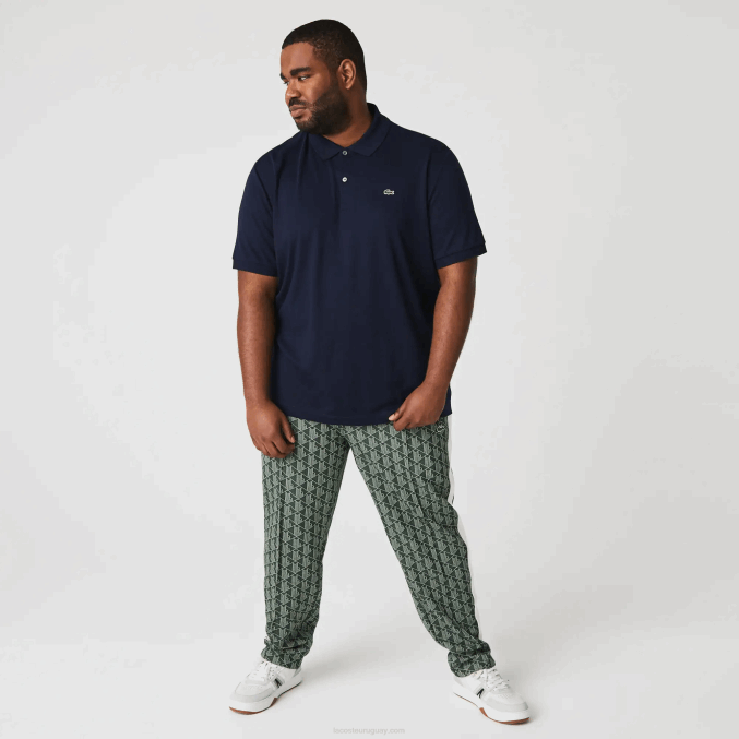 azul marino 166 VVL0A791 hombres Lacoste polo de algodón pima regular fit