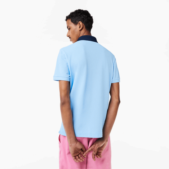 azul marino cm9 VVL0A193 hombres Lacoste polo de piqué de algodón orgánico smart paris