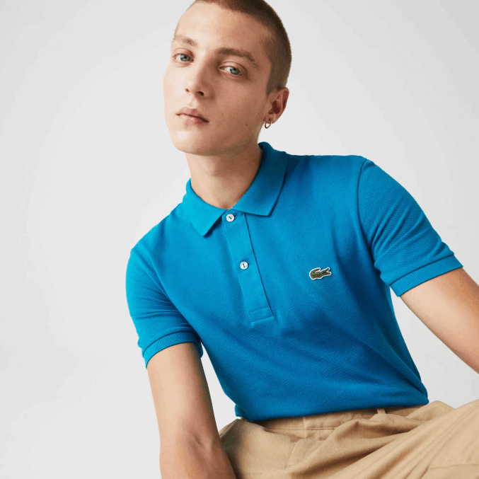azul yzw VVL0A891 hombres Lacoste polo original l.12.12 slim fit