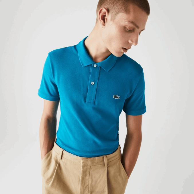 azul yzw VVL0A891 hombres Lacoste polo original l.12.12 slim fit
