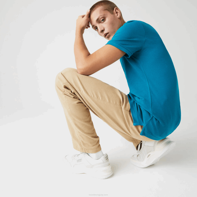azul yzw VVL0A891 hombres Lacoste polo original l.12.12 slim fit