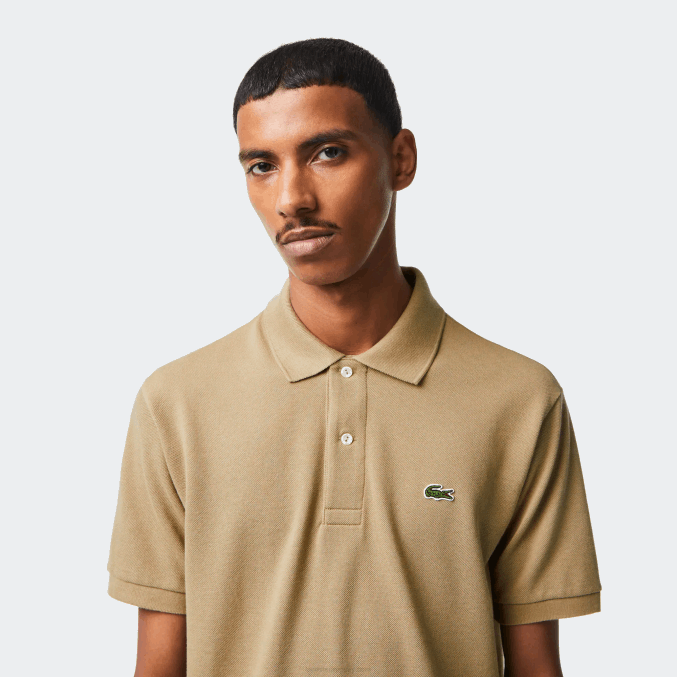 beige cb8 VVL0A150 hombres Lacoste polo original l.12.12