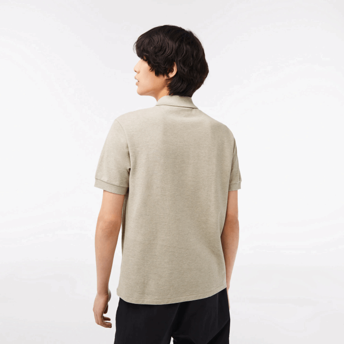 beige kd4 VVL0A167 hombres Lacoste polo jaspeado original l.12.12