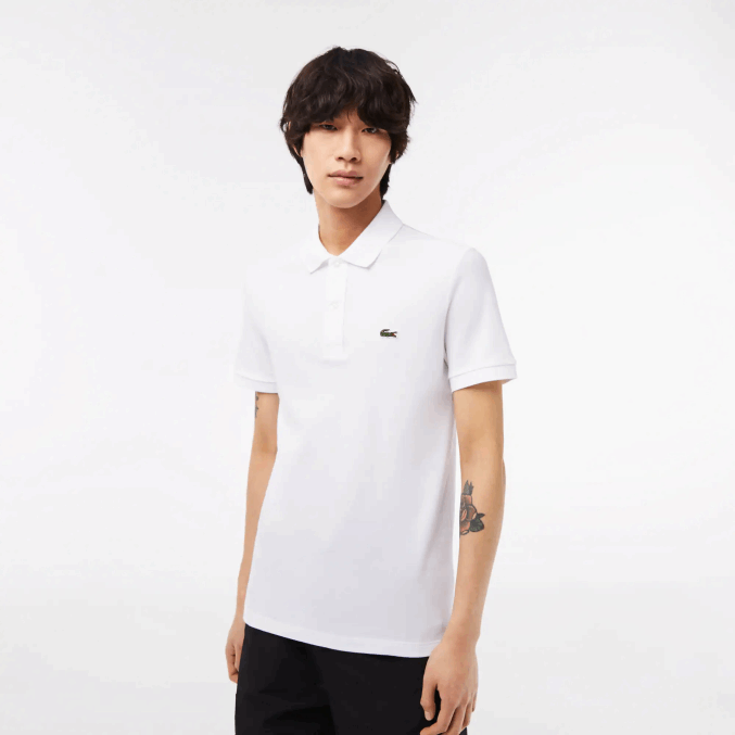 blanco 001 VVL0A158 hombres Lacoste polo original l.12.12 slim fit