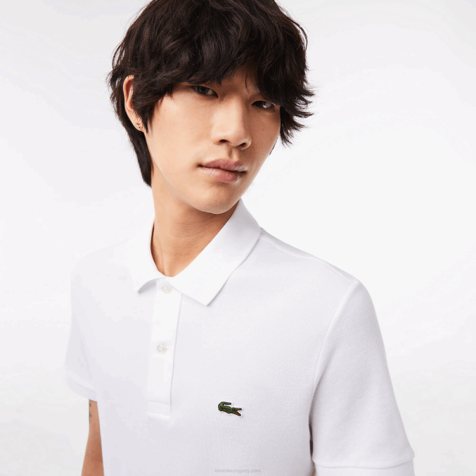 blanco 001 VVL0A158 hombres Lacoste polo original l.12.12 slim fit