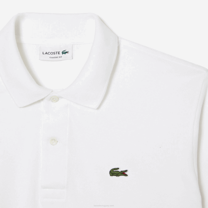 blanco 001 VVL0A606 hombres Lacoste polo original l.12.12