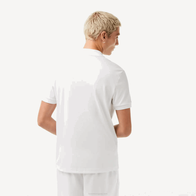 blanco 001 VVL0A802 hombres Lacoste polo de algodón pima regular fit