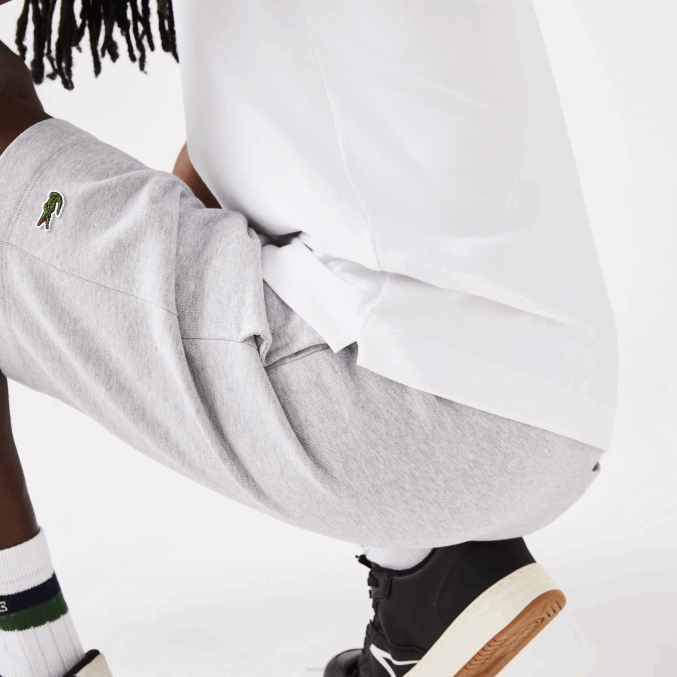 blanco 001 VVL0A80 hombres Lacoste polo de piqué de algodón elástico smart paris