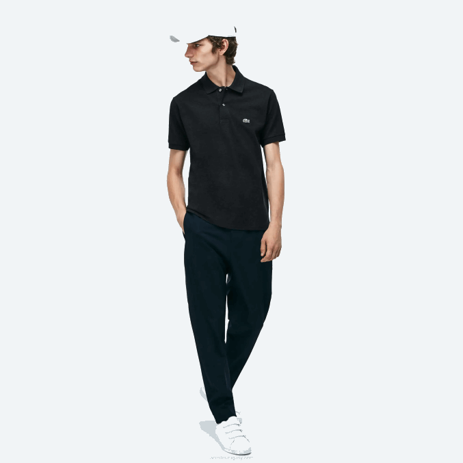 gris el6 VVL0A129 hombres Lacoste polo jaspeado original l.12.12