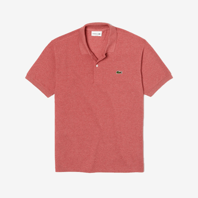 ku2 rojo VVL0A774 hombres Lacoste polo jaspeado original l.12.12
