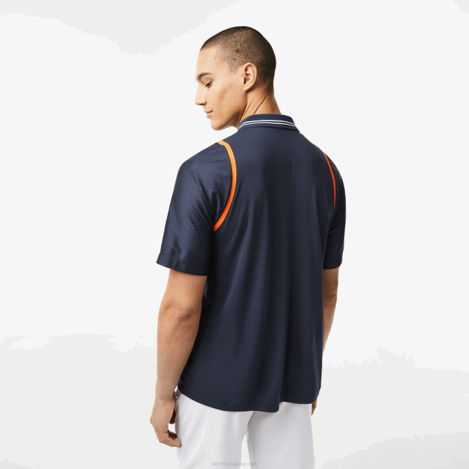 kxe azul VVL0A235 hombres Lacoste tenis x daniil medvedev polo