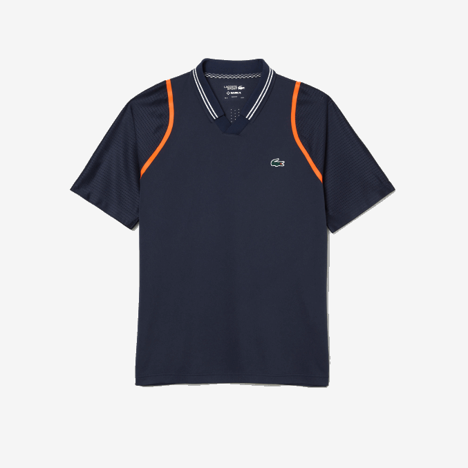 kxe azul VVL0A235 hombres Lacoste tenis x daniil medvedev polo