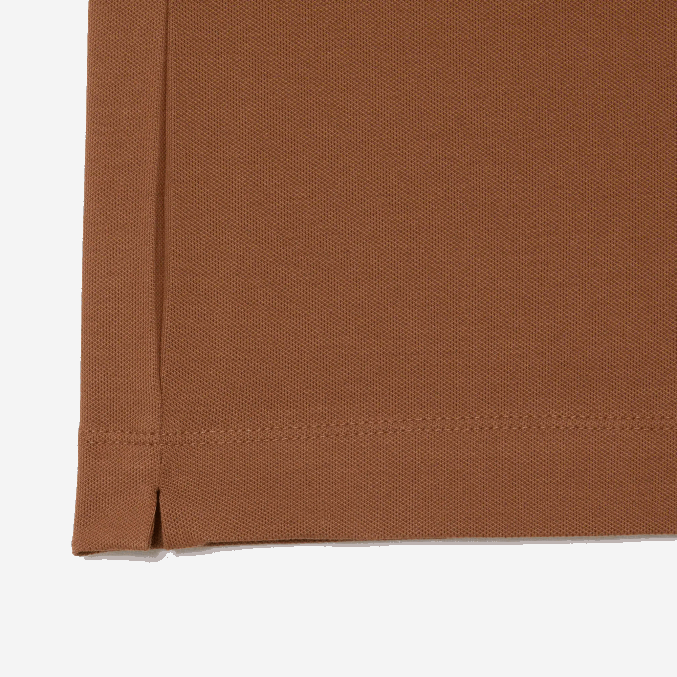 lfa marrón claro VVL0A117 hombres Lacoste polo de piqué de algodón elástico smart paris