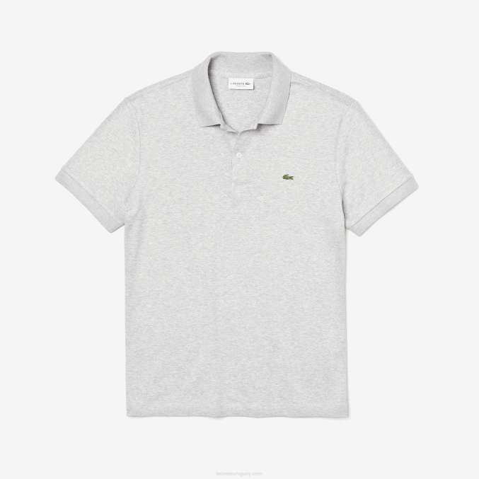 lomo gris cca VVL0A798 hombres Lacoste polo de algodón pima regular fit