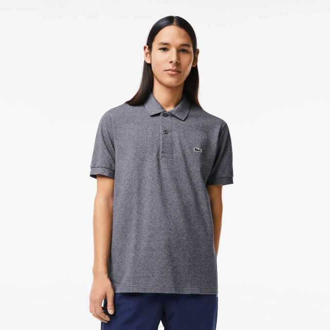 lomo gris e8g VVL0A126 hombres Lacoste polo jaspeado original l.12.12