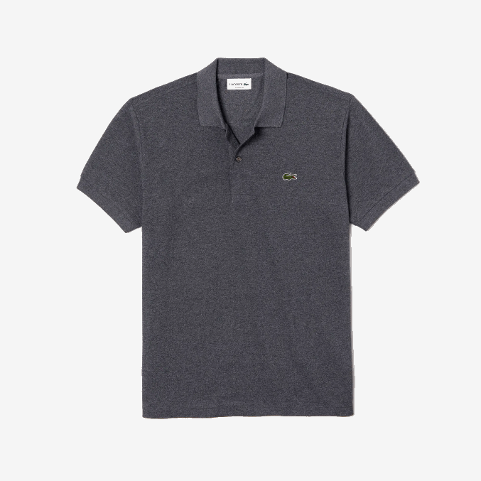 lomo gris e8g VVL0A126 hombres Lacoste polo jaspeado original l.12.12