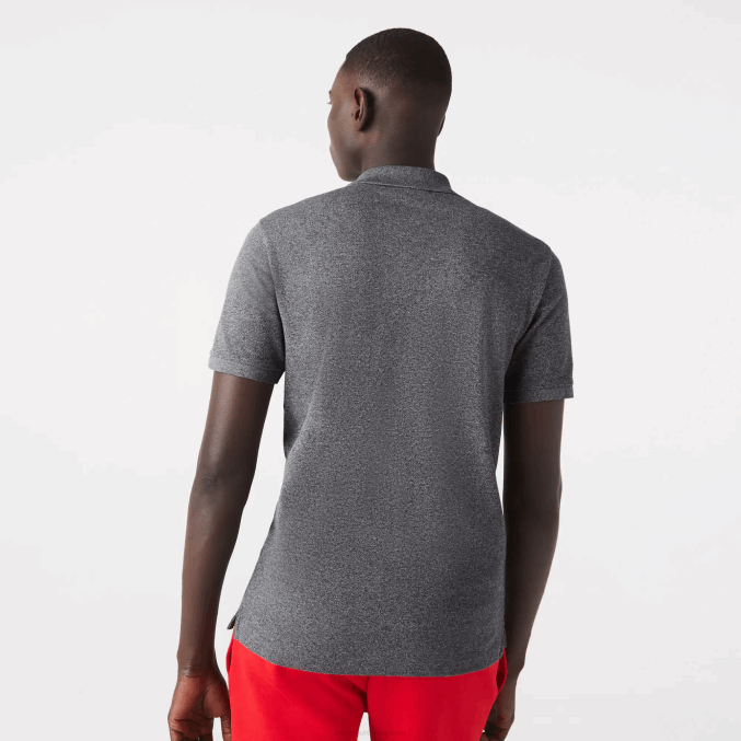 lomo gris e8g VVL0A937 hombres Lacoste polo original l.12.12 slim fit