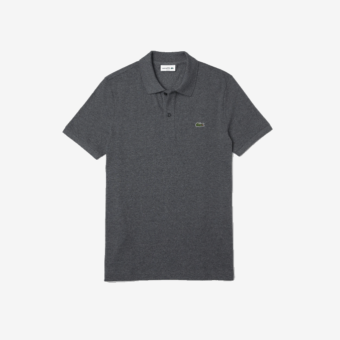 lomo gris e8g VVL0A937 hombres Lacoste polo original l.12.12 slim fit
