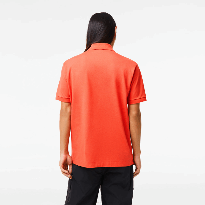 naranja 02k VVL0A221 hombres Lacoste polo original l.12.12