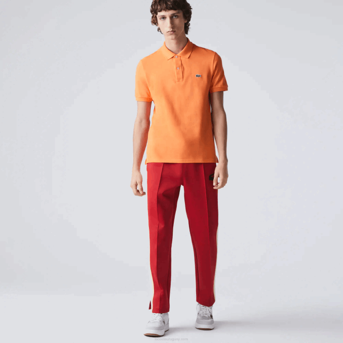 naranja npb VVL0A943 hombres Lacoste polo original l.12.12 slim fit
