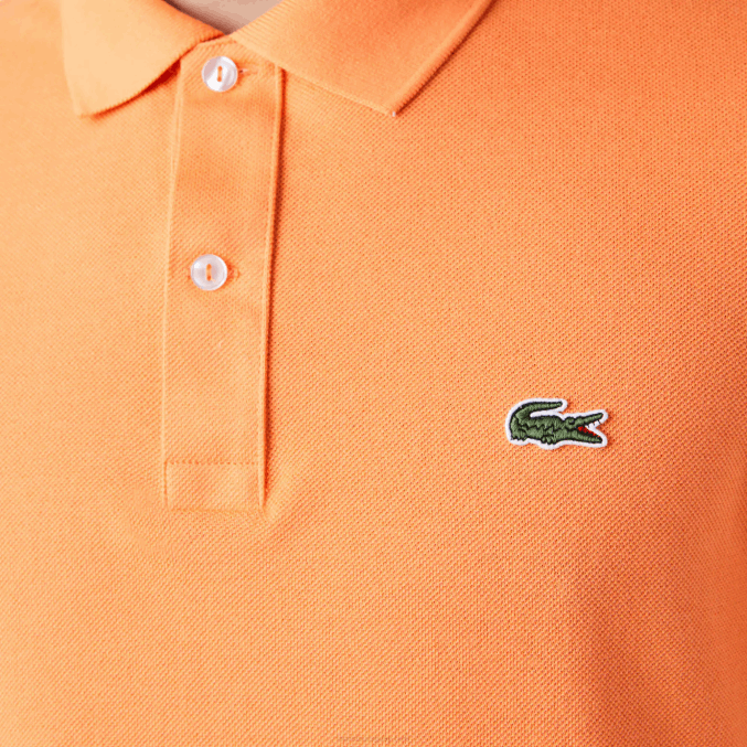 naranja npb VVL0A943 hombres Lacoste polo original l.12.12 slim fit