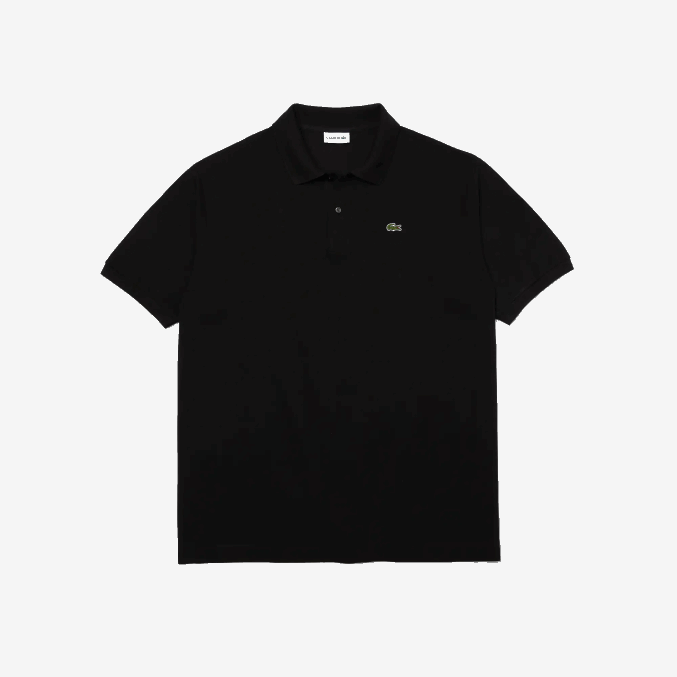 negro 031 VVL0A170 hombres Lacoste polo de algodón petit piqué - tallas grandes - grande
