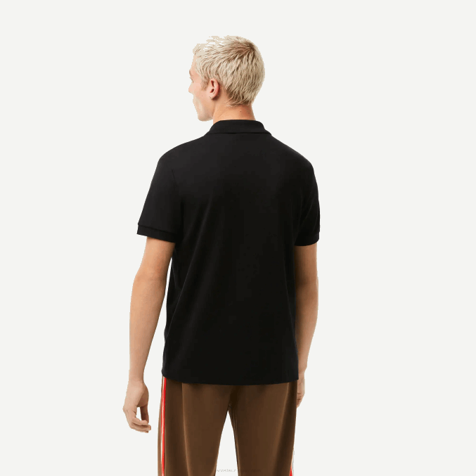 negro 031 VVL0A807 hombres Lacoste polo de algodón pima regular fit
