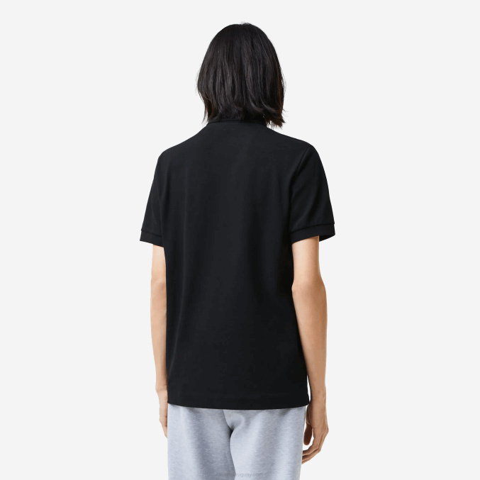 negro 031 VVL0A81 hombres Lacoste polo de piqué de algodón elástico smart paris