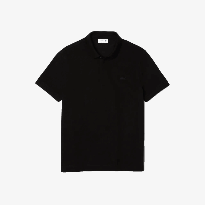 negro 031 VVL0A81 hombres Lacoste polo de piqué de algodón elástico smart paris