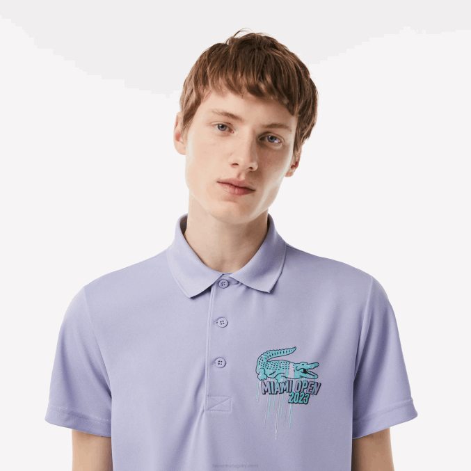 púrpura 3k0 VVL0A207 hombres Lacoste sport miami polo de piqué edición abierta