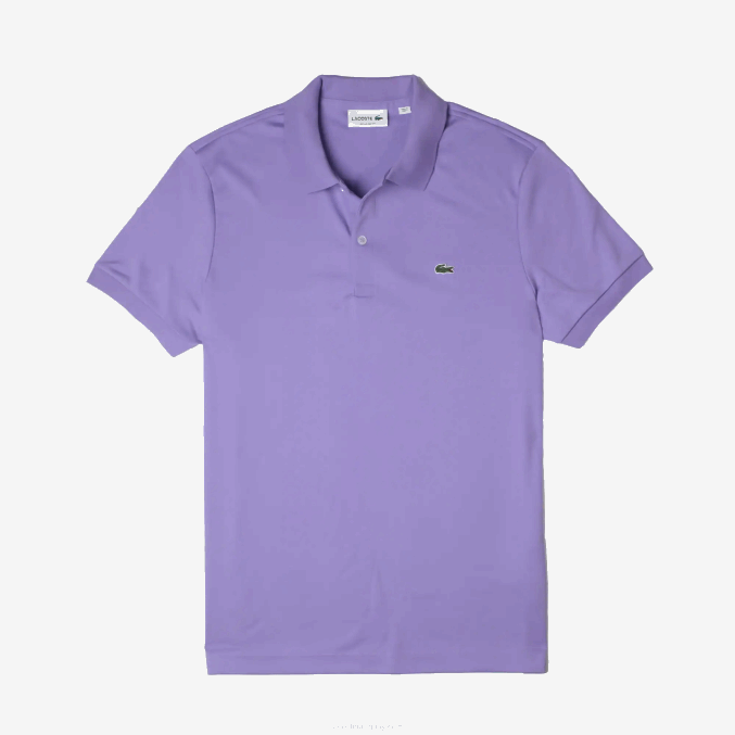 púrpura gfu VVL0A260 hombres Lacoste polo de algodón pima regular fit