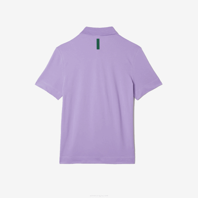 púrpura gfu VVL0A602 hombres Lacoste polo de piqué de algodón transpirable de movimiento activo