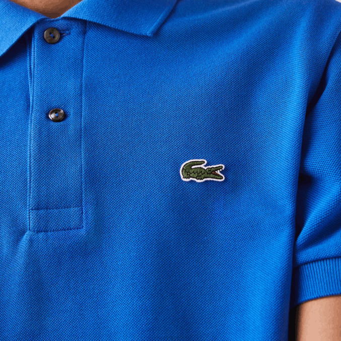 qpt azul VVL0A894 hombres Lacoste polo original l.12.12