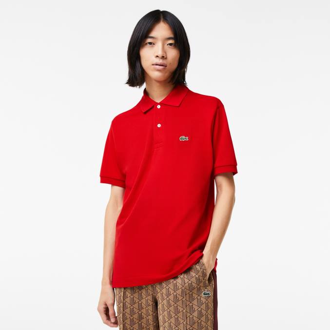 rojo 240 VVL0A775 hombres Lacoste polo original l.12.12