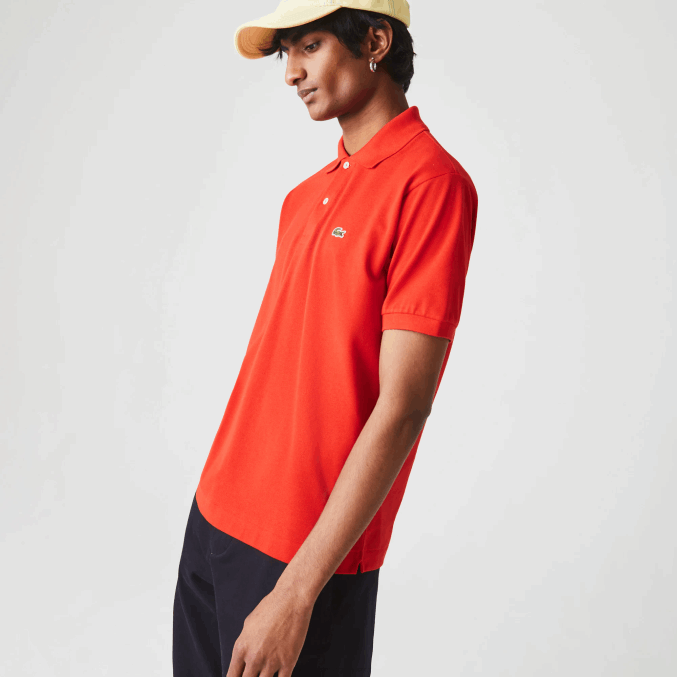 rojo f8m VVL0A905 hombres Lacoste polo original l.12.12