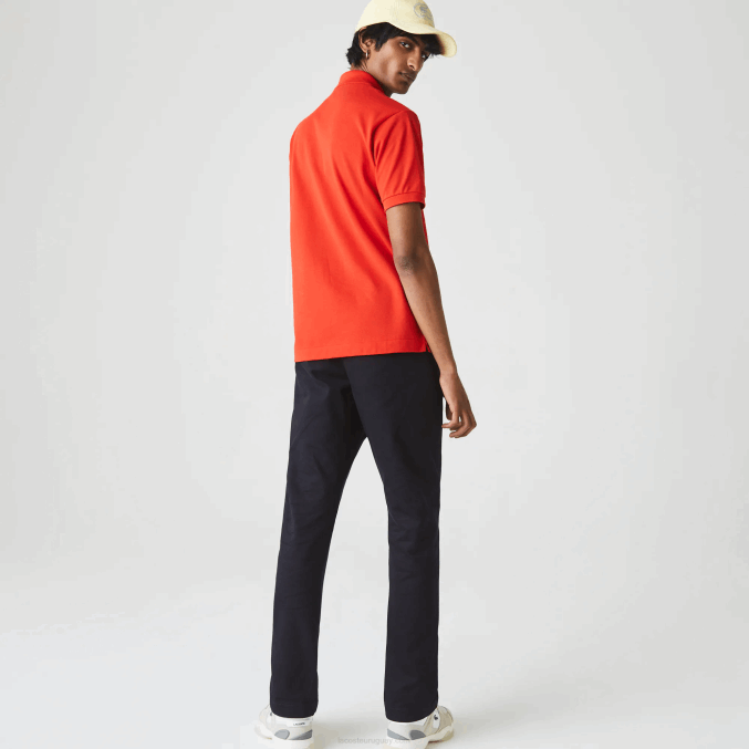 rojo f8m VVL0A905 hombres Lacoste polo original l.12.12