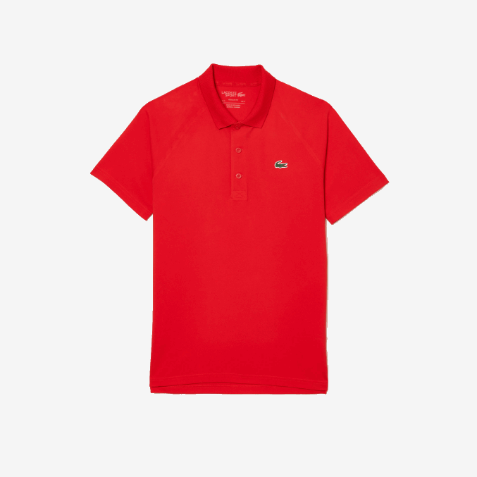 rojo s5h VVL0A163 hombres Lacoste polo deportivo transpirable resistente a la abrasión interlock