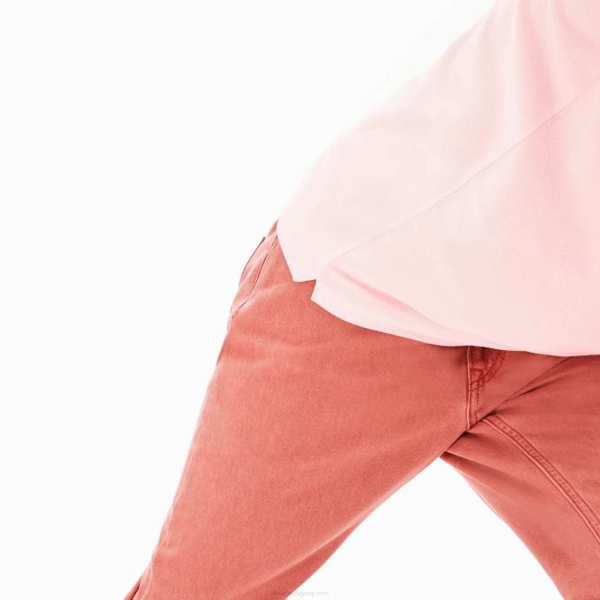 rosa claro t03 VVL0A835 hombres Lacoste polo de piqué de algodón elástico smart paris