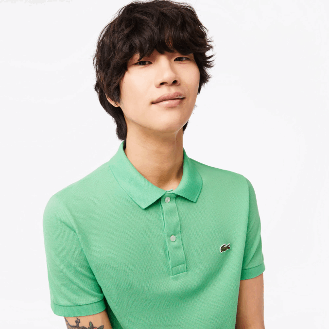 ttf verde VVL0A218 hombres Lacoste polo original l.12.12 slim fit