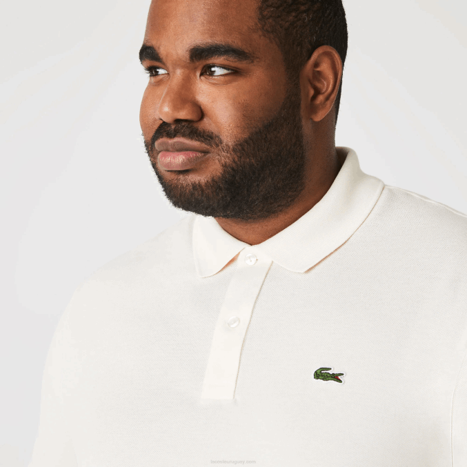 xfj blanco VVL0A159 hombres Lacoste polo original l.12.12 slim fit