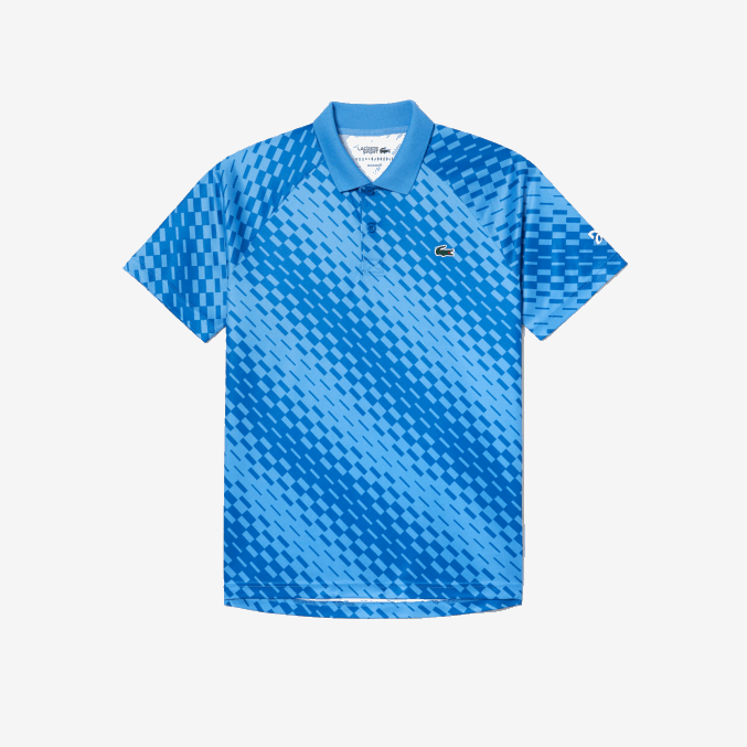yiq azul VVL0A108 hombres Lacoste tenis x novak djokovic versión fan polo