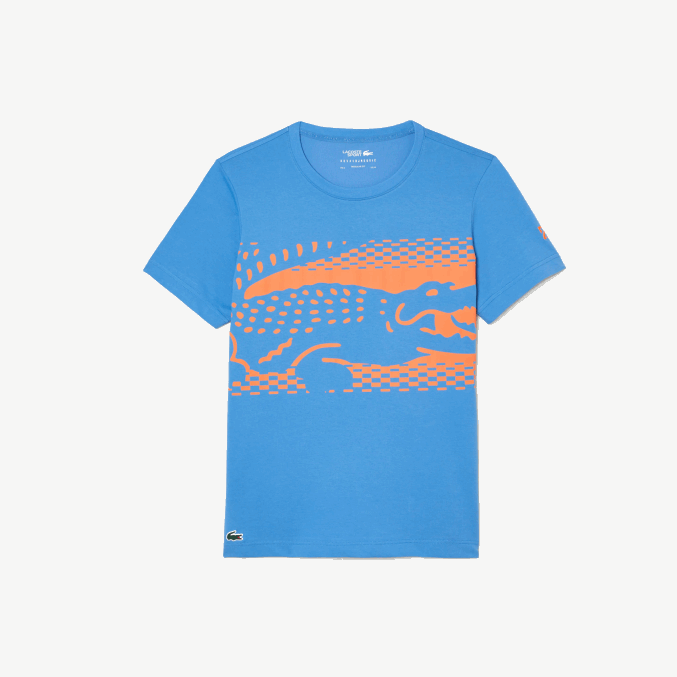 azul l99 VVL0A152 hombres Lacoste camiseta tenis x novak djokovic
