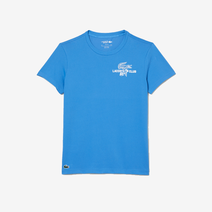 azul l99 VVL0A179 hombres Lacoste camiseta de golf regular fit de algodón orgánico