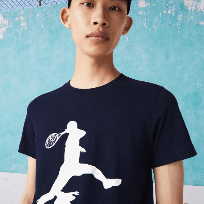 azul marino 166 VVL0A1484 hombres Lacoste paquete sport x novak djokovic