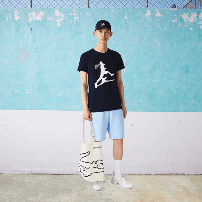 azul marino 166 VVL0A1484 hombres Lacoste paquete sport x novak djokovic