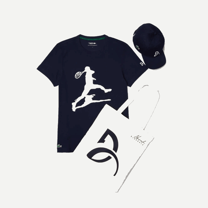 azul marino 166 VVL0A1484 hombres Lacoste paquete sport x novak djokovic