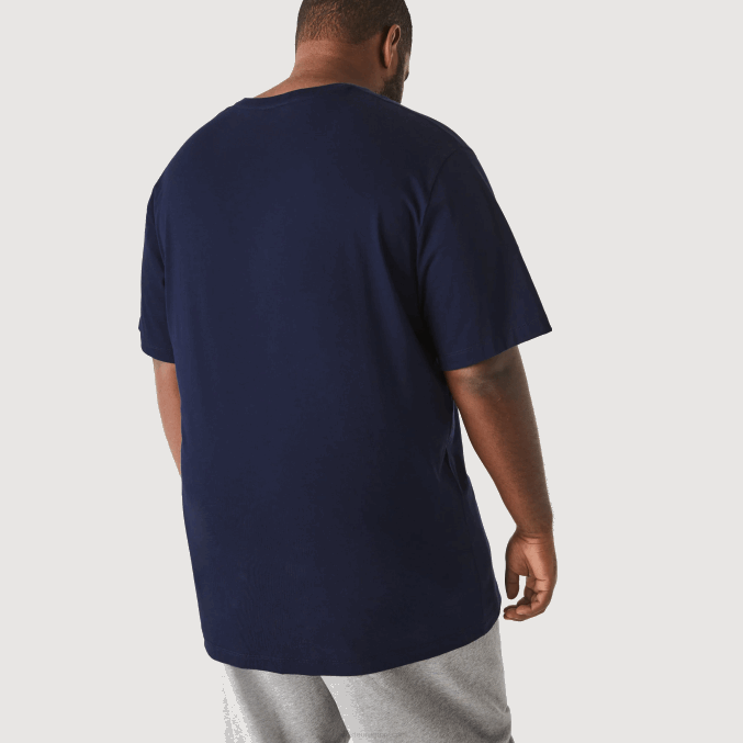 azul marino 166 VVL0A716 hombres Lacoste playera con cuello en V