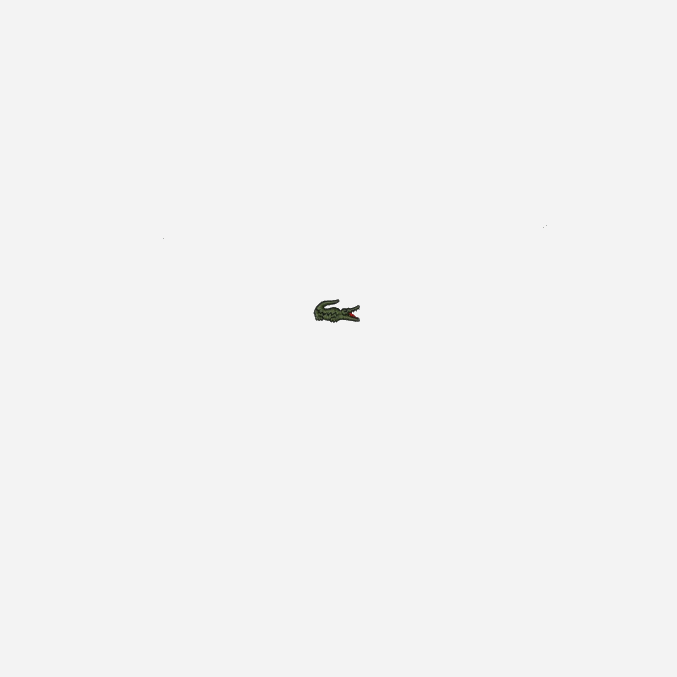 blanco 001 VVL0A136 hombres Lacoste camiseta de corte holgado de algodón - tallas grandes - alta